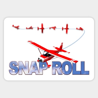 Aerobatic Flying Snap Roll Sticker